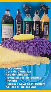 Kit lavagem automotiva 8 itens