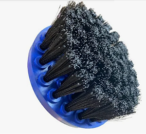 ESCOVA DE ESTOFADOS MACIA  PARA PARAFUSADEIRA - VERDE