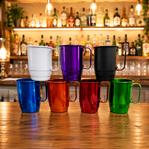 Caneca Chopp Alumínio 500 ml Colorida