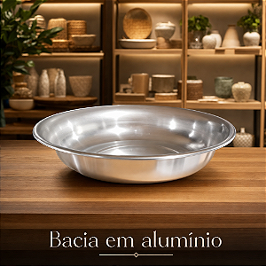Bacia de Alumínio Vulcão Multiuso
