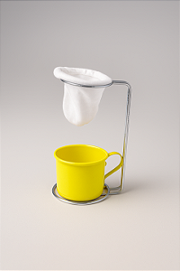 Kit Café na Caneca com Coador Aramado