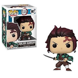 Boneco Demon Slayer Kimetsu no Yaiba Tanjiro Vs Rui Pop Funko 1034