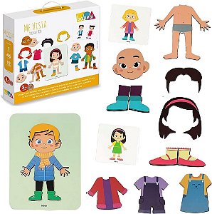 Brinquedos Educativos – Me Vista - Troca Tudo - Babebi