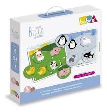 Super Bingo dos Animais Brinquedo Educativo em Madeira