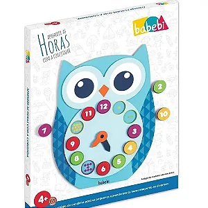Aprenda as horas com a corujinha