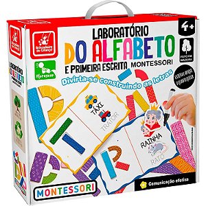 Laboratório Do Alfabeto E Primeira Escrita Montessori