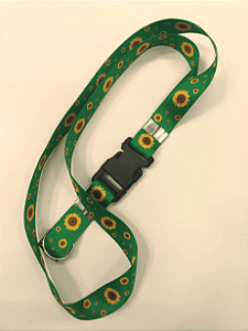 Cordão de Identificação Autismo Com Estampa Girassol