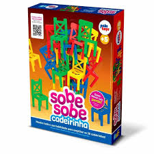 Sobe Sobe Cadeirinha - Jogo de Empilhamento Divertido para Crianças