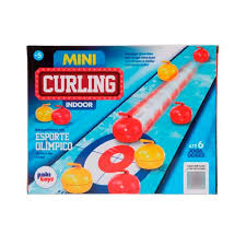 Mini Curling Indoor Infantil - Esporte em Casa para Crianças 3+