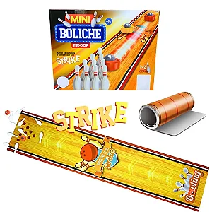 Mini Boliche Indoor - Jogo Divertido para Família e Crianças 5+
