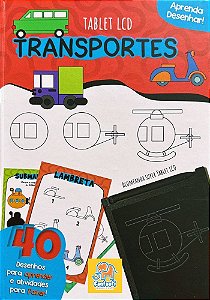 Tablet LCD - Animais - Dinossauros - Transportes - Aprenda a desenhar