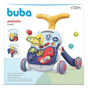 Andador Buba 3 Em 1 Tabuleiro De Atividades