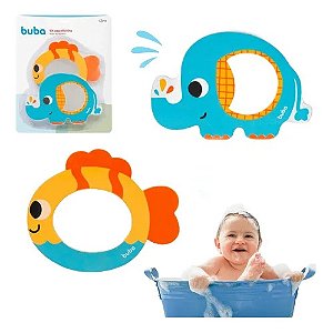 Espelhinhos Hora Do Banho Espelho Acrílico P/ Bebês Buba
