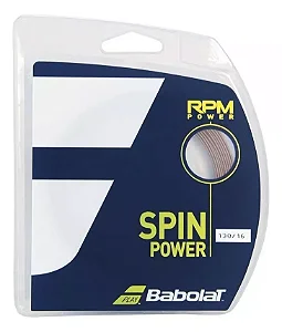 CORDA BABOLAT RPM POWER MARROM 16 1.30 - SET INDIVIDUAL