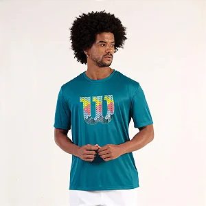 CAMISETA MASCULINA WILSON CLAY IV - AZUL