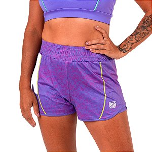SHORT DUPLO DRY WELLNESS ZEIQ VIOLET