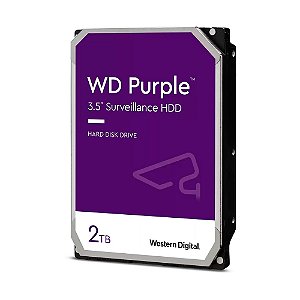 HD Western Digital Purple, 2TB, 64mb, Sata 3 - WD23PURZ