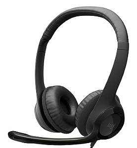 Logitech H390 USB-A Headset (Preto)