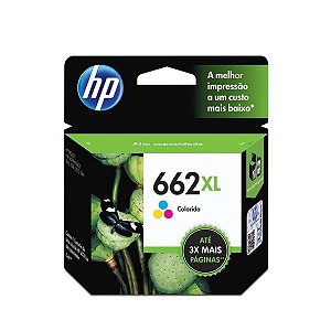 Cartucho HP 662xl Colorido - CZ106AB