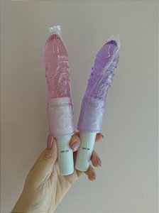 Vibrador Pênis Jelly texturizado