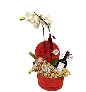 Orquídea Ferrero e Vinho Joaquim