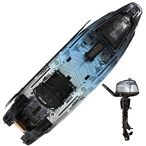 Caiaque My Way Fishing Kaiak cor Blue Night + Motor 5 HP Hidea