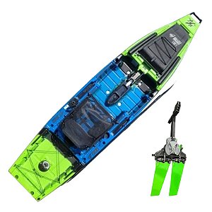 Caiaque Iron 1187 - Milha Náutica (Cor Personalizada) com Pedal Cross Drive