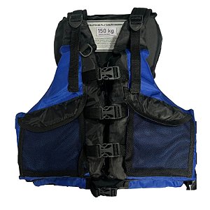 Colete de Flutuação Barracuda Azul - Lontras (150 Kg)
