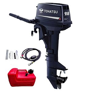Motor de popa Tohatsu 9.8 HP 2 Tempos M9.8BS