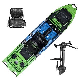 Caiaque Ark 1290 ULTRA HD com Pedal Power Drive Cadeira Padrão Cor Personalizada - Milha Náutica