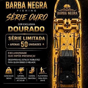 Caiaque Barba Negra cor Dourado (Edição Especial Limitada)