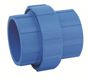 União Para Irrigação Rosca 1.1/2" Azul - Viqua