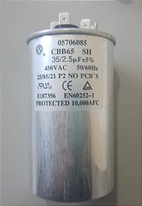 Capacitor 35+2,5 MFD