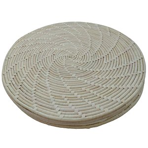 Sousplats de Palha Natural  Tamanho 30CM  Unidades 10