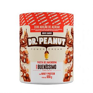 Pasta Dr Peanut Chocolate Branco -650g - HEAVY NUTRITION SUPLEMENTOS