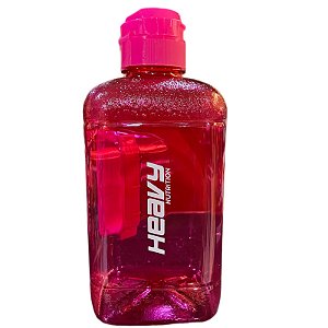Galão Quadrado  Rosa 1,5 Litros  - Heavy Nutrition