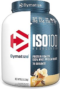 Iso 100 Whey Protein Isolado - Dymatize (2,3kg) - HEAVY NUTRITION  SUPLEMENTOS