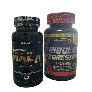 Maca Peruana 120tab 500mg + Tribulus 120tab 1500mg - Prosize nutrition