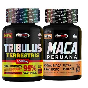 Maca Peruana 90tab + Tribulus 100tab 1500mg - Prosize nutrition