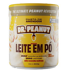 Pasta Dr Peanut 600g Zero Lactose - Leite em Pó