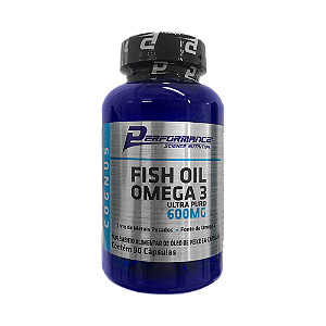 Fish Oil Ômega 3 Ultra Puro 600mg - Performance - 90 Cápsulas