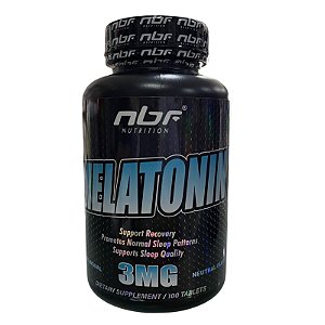 Melatonina 3mg 100 Tabletes - NBF Nutrition