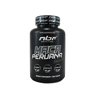 Maca Peruana Black 1000mg 100 tabletes - NBF