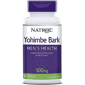 Casca de Ioimbina 500 mg - 90 cápsulas - Natrol