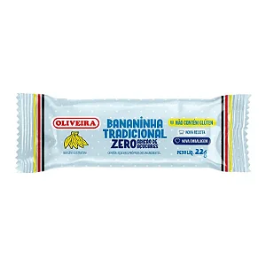 Bananinha Zero Açúcar 22g - Oliveira