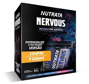 PROMOPACK PRÉ TREINO NERVOUS SABOR ENERGÉTICO - NUTRATA