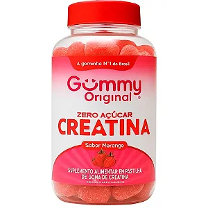 Creatina Gummy Morango Zero Açúcar -  90 gomas