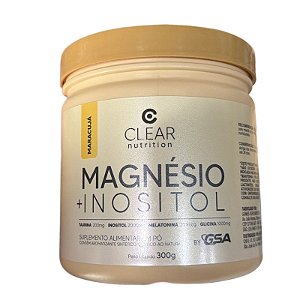 Magnésio + Inositol - Clear Nutrition (300g)