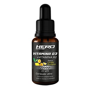 Vitamina D3 + K2 Hero Nutrition
