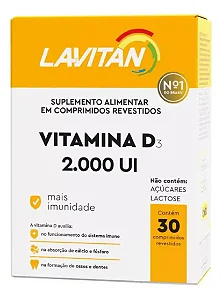 Lavitan Vitamina D 2.000UI - 30 Comprimidos